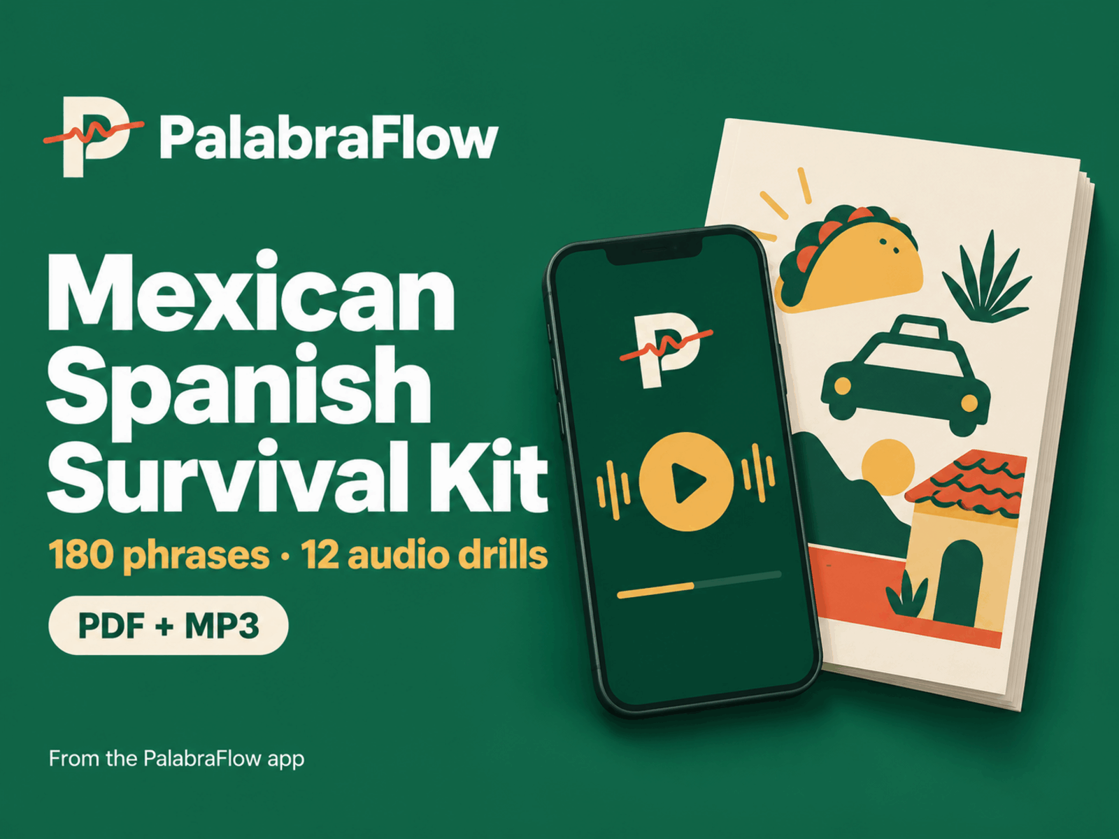 Mexican Spanish Survival Kit by PalabraFlow