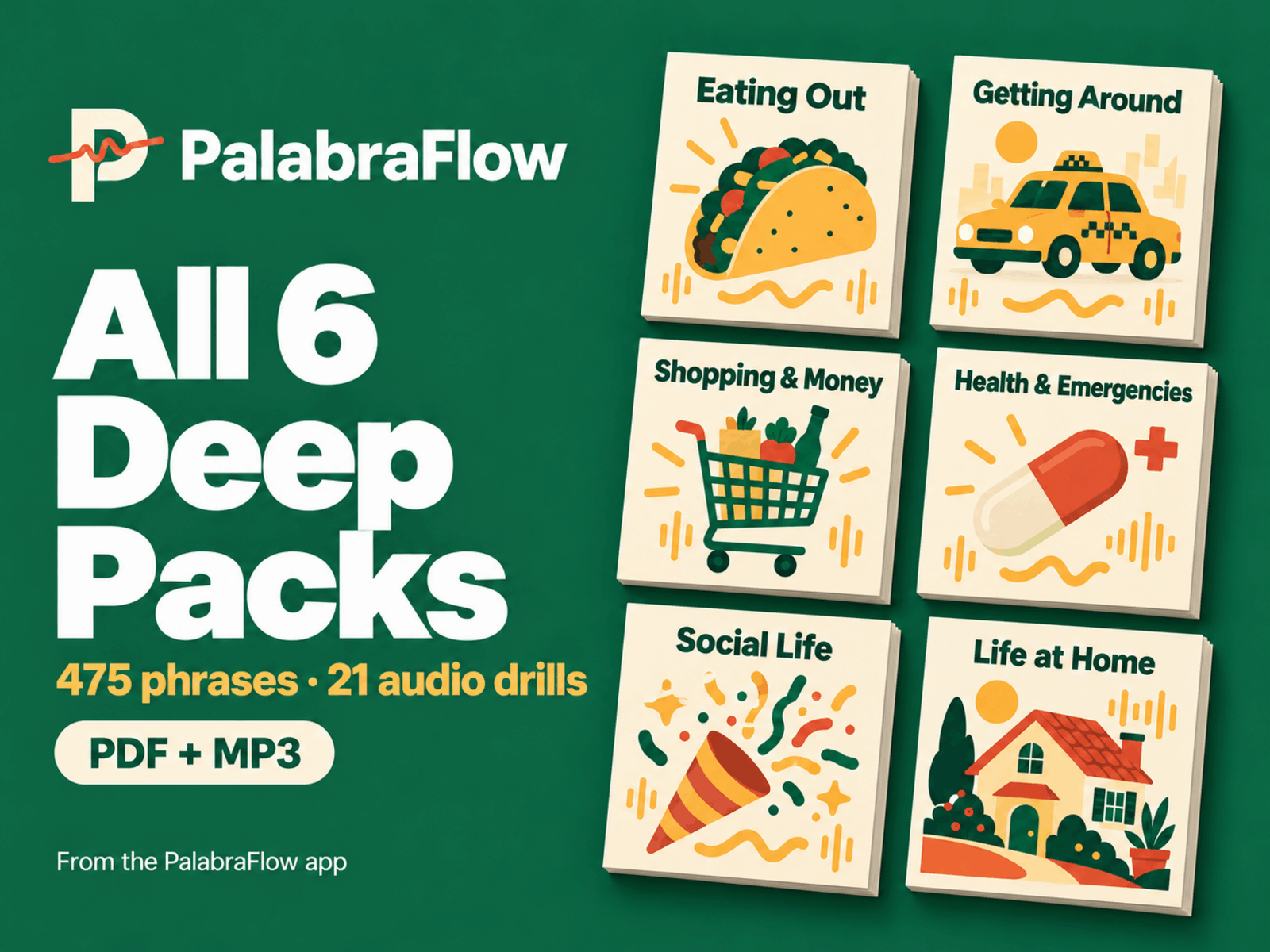 All 6 Deep Packs by PalabraFlow