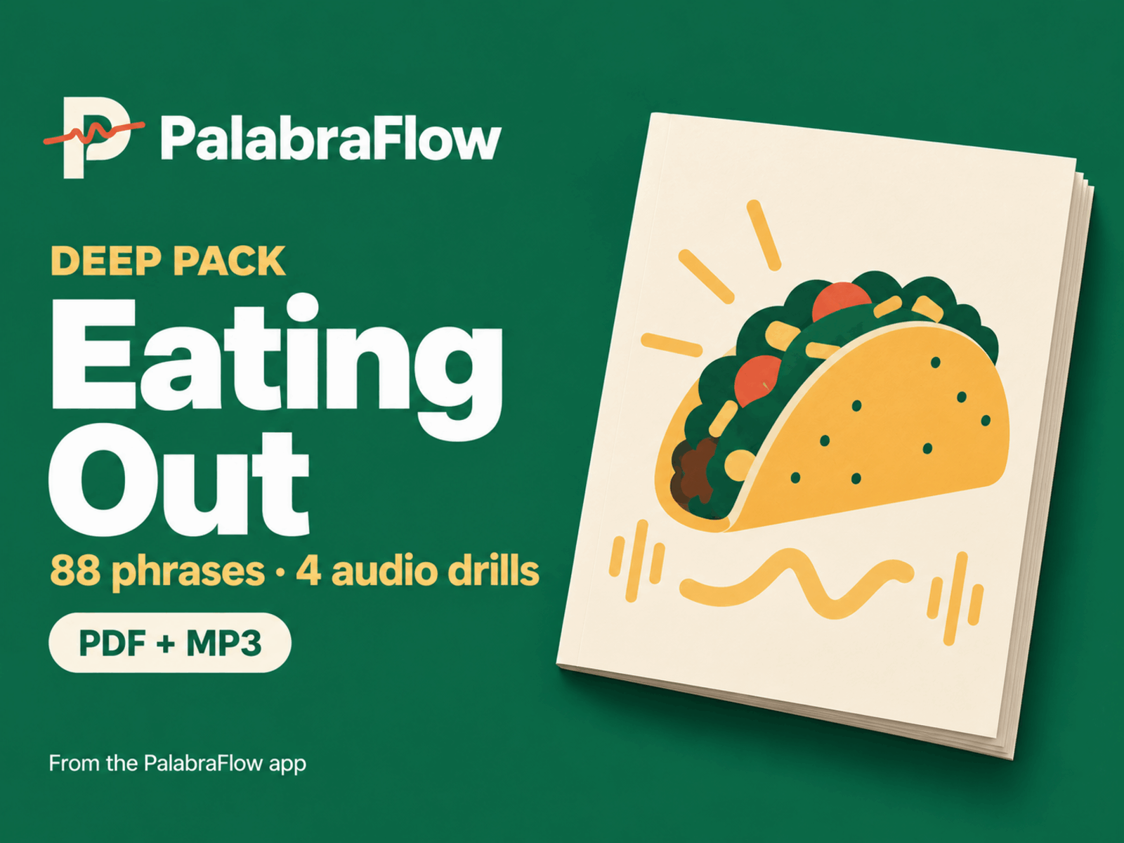 Eating Out Deep Pack by PalabraFlow